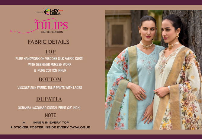 Tulips By Lady Leela Viscose Silk Designer Readymade Suits Wholesale Shop In Surat